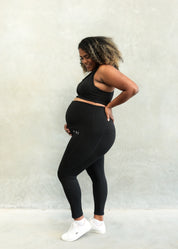 STAPLE MATERNITY FULL LENGTH LEGGING ONYX