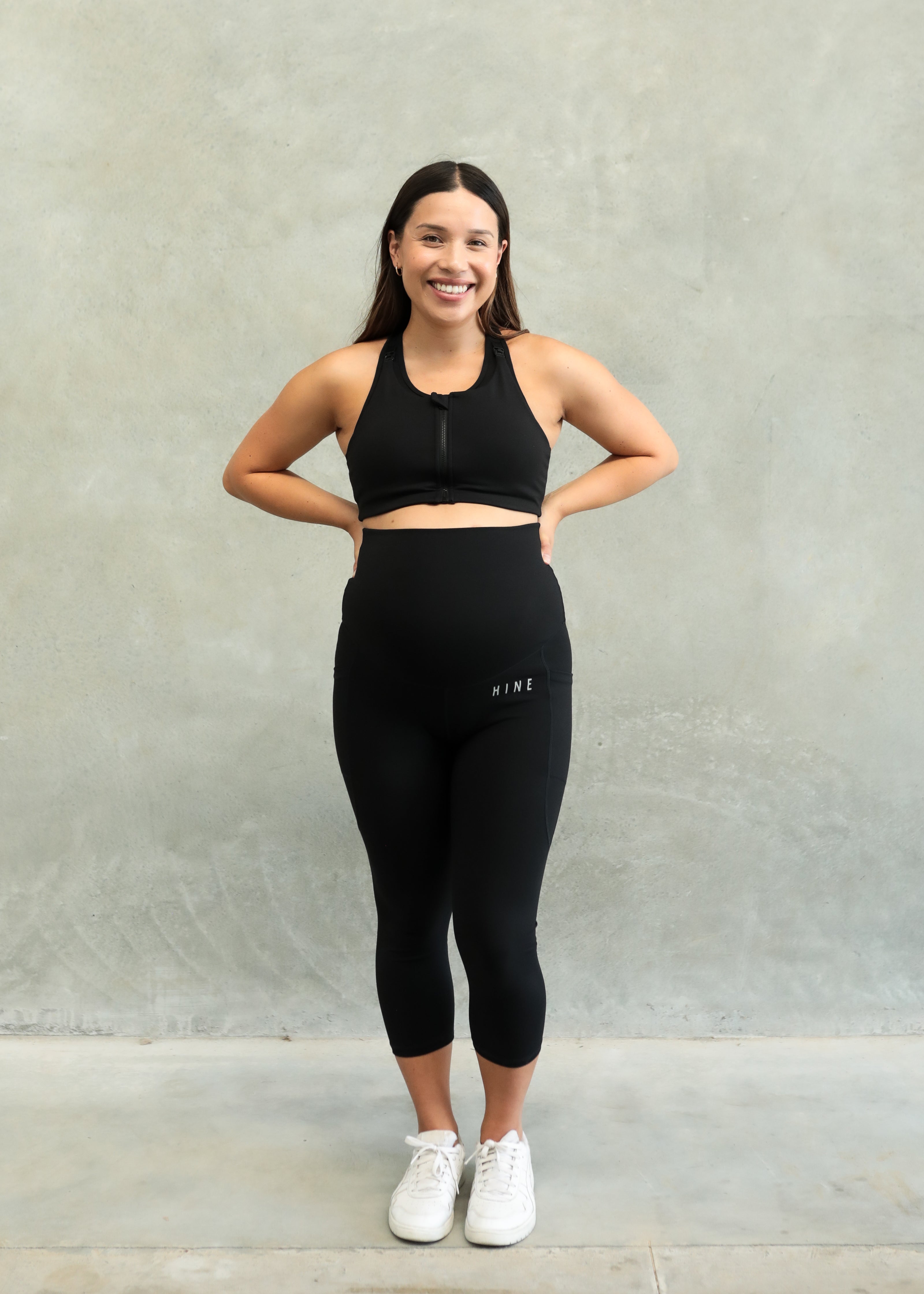 STAPLE MATERNITY 7/8 LEGGING ONYX