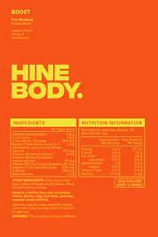 HINE BODY PRE WORKOUT PASSIONFRUIT