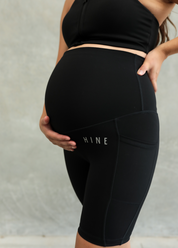 STAPLE MATERNITY BIKE SHORT ONYX