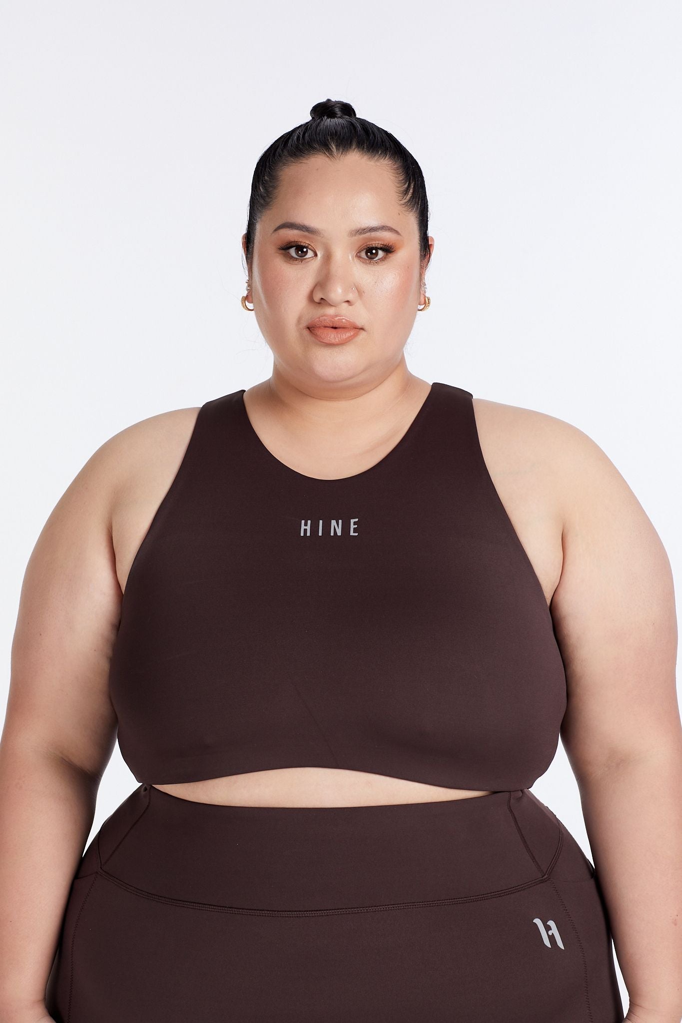 HYBRID PERFORMANCE SPORTS BRA ESPRESSO